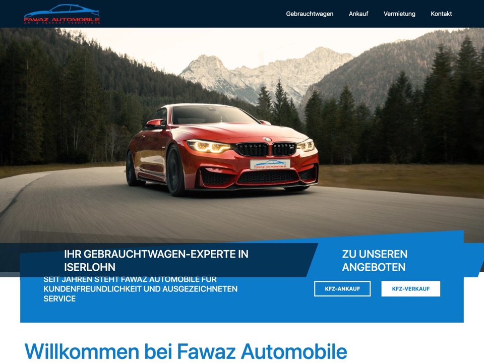 Projektvorschau von fawaz-automobile.de