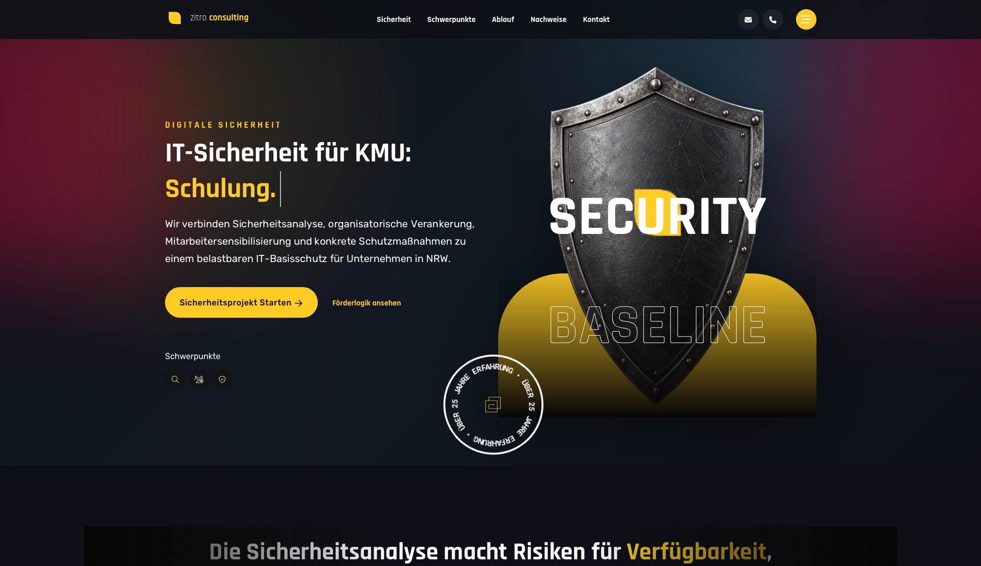 Startseite von zitro Consulting